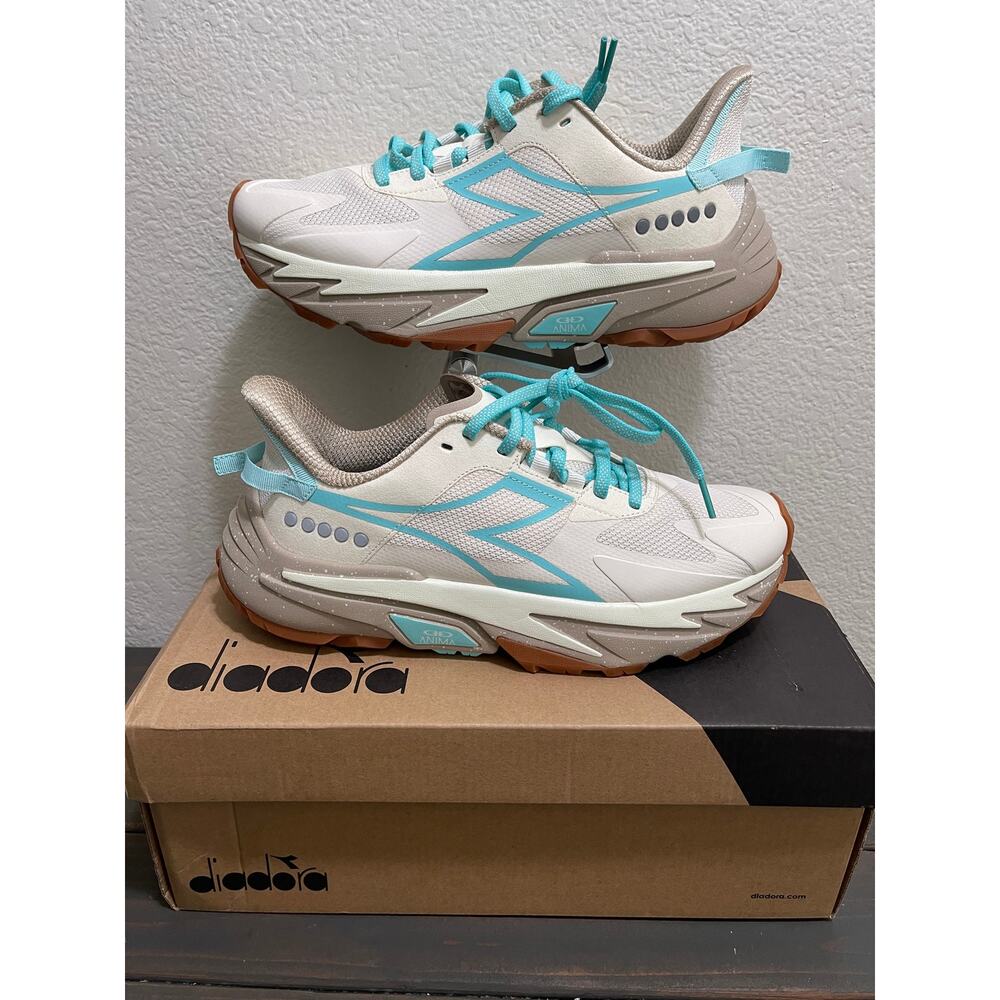 Diadora Equipe Sestriere Xt Trail Running Men’s 8.5 Women’s 10 Blue, White Shoes